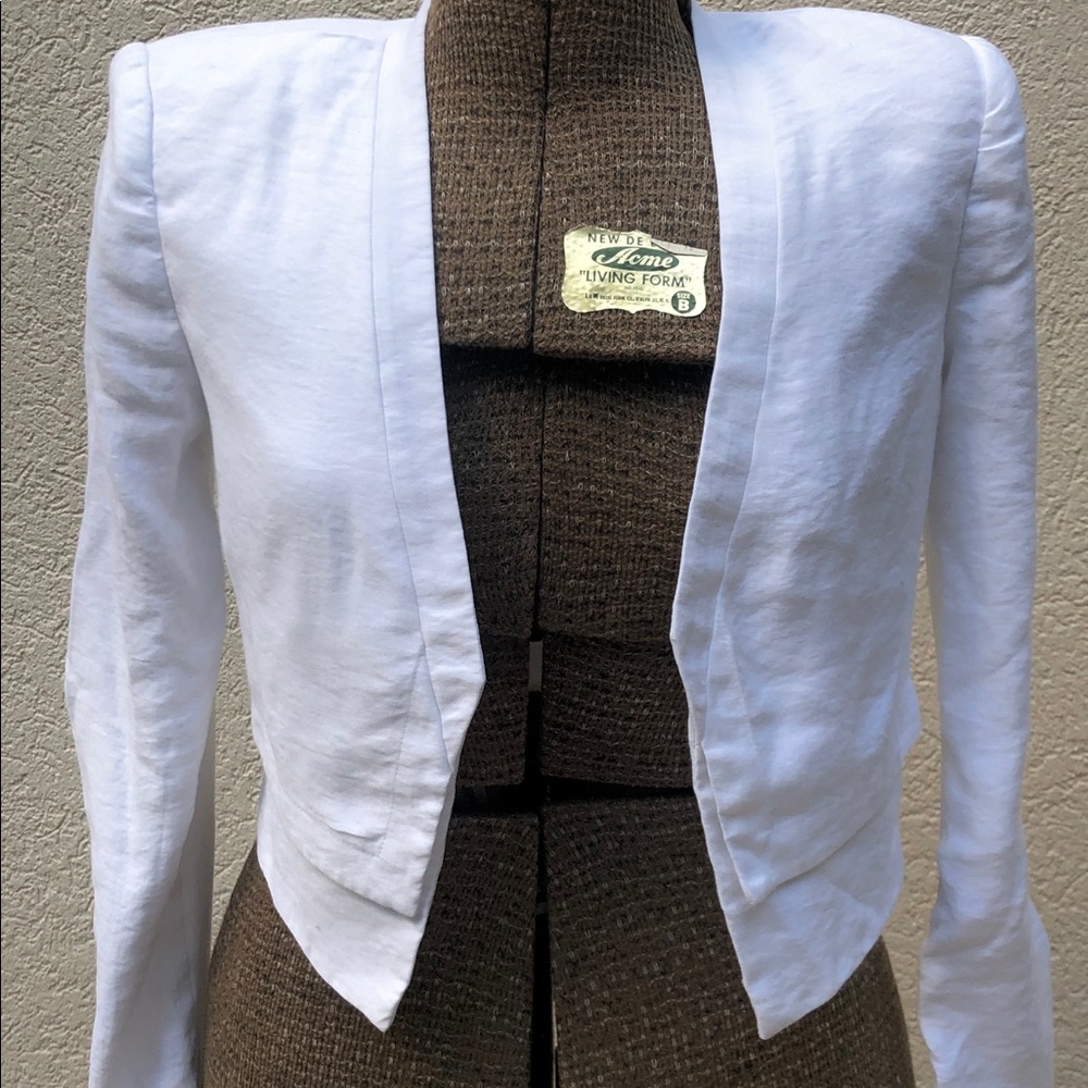 BCBGMAXAZRIA Corey Jacket In White XS